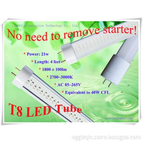 280 degree LED tube (No need to remover starter)